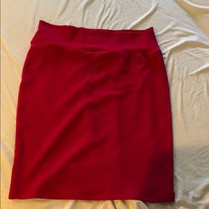 Lularoe hot pink skirt size xxl